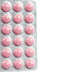 pack of pink tablets
