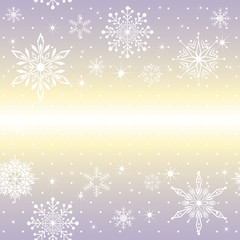 Fototapeta na wymiar Christmas snowflake on purple background