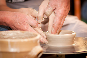 potter on the potters wheel