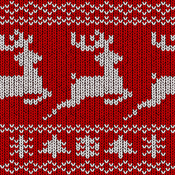 pulli strick rentier II