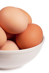 Eggs in a bowl