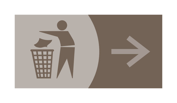 signe, symbole, picto, logo, fl&egrave;che, poubelle, tri, d&eacute;chet