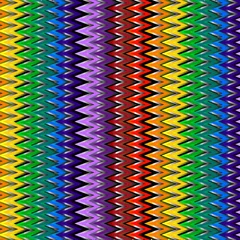 Cercles muraux Zigzag fond coloré en zigzag, vecteur