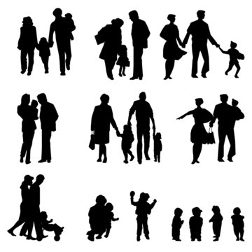 family groups, vector