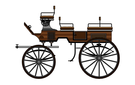 Horse Carriage, vector