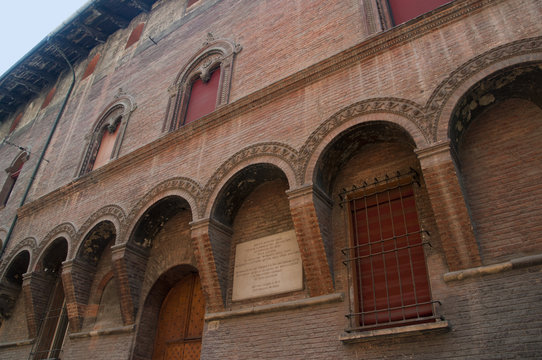 Medieval Building in Bologna Italy