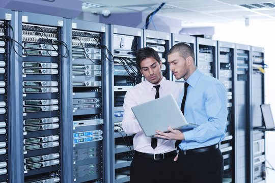 It Enineers In Network Server Room