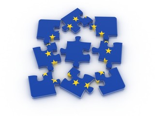 European union. 3d render