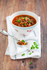 Lentil soup