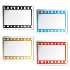 Vector film stickers