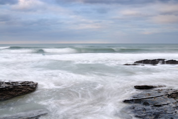 Stormy Sea, Trebarwith Strand, Cornwall.