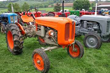 Naklejka premium vintage tractor