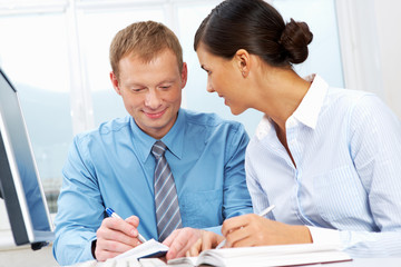 Fototapeta premium Planning work