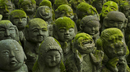 Obraz premium Posągi buddyjskie