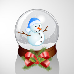 Wunderschöne Schneekugel