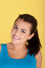 Fototapeta premium Smiling Happy Healthy Woman