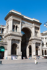 Fototapeta na wymiar Milan, Galleria Vittorio Emanuele