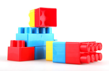 Plastic toy blocks