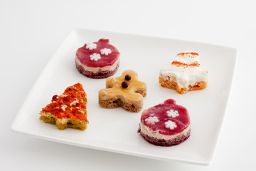 Canapés de Noël