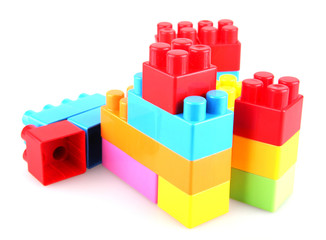 Obraz premium Plastic toy blocks