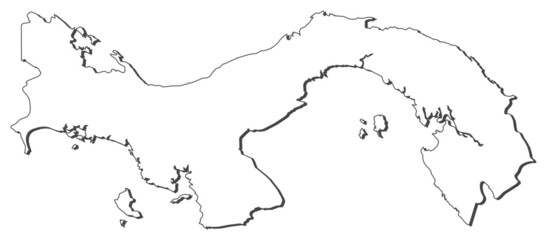 Map of Panama