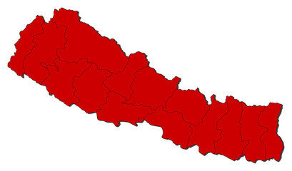 Map of Nepal