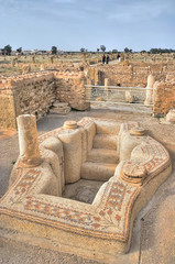 Baptistery in ancient Sbeitla