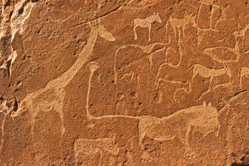 Felsrelief, Twyfelfontein, Namibia
