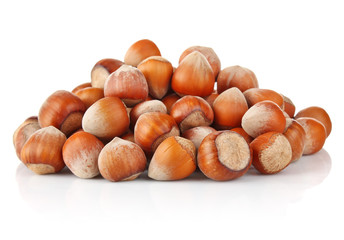 hill nut isolated on white background