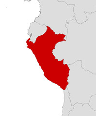 Map of Peru
