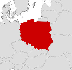 Map of Poland