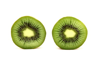 Fototapeta premium Kiwi fruit on a white