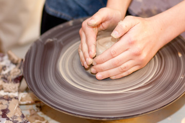 potter on the potters wheel