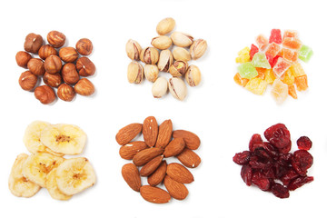 Nuts and dried fruit