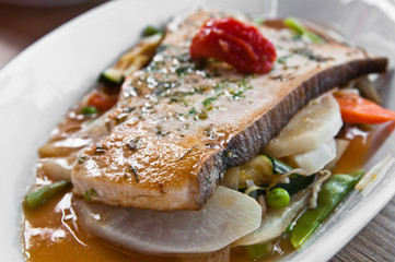 plate of fish