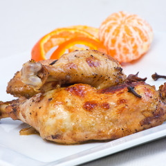 Chicken legs baked in oriental style