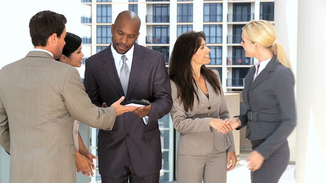 Multi Ethnic Male & Female Business Team