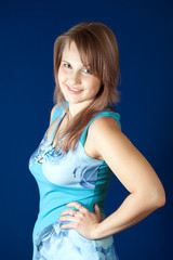 Portrait of beauty girl