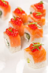 sushi on the plate