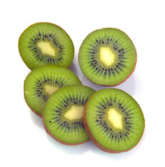 ripe kiwi segment