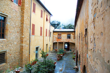Passageway in Santa Croce Flornce Italy