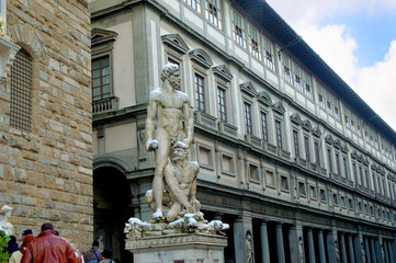 The Uffizi Gallery in Florence Italy