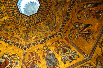 Dome of Baptistry of Duomo in Florence Tuscany Italy