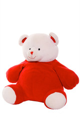 adorable teddy bear au couleur de noel