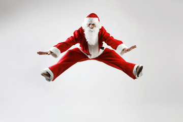 Santa Claus jumper - obrazy, fototapety, plakaty