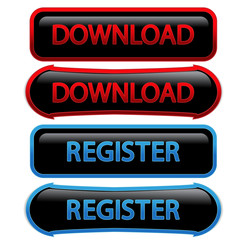 Vector buttons - download, register