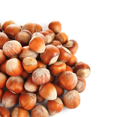 hill nut isolated on white background