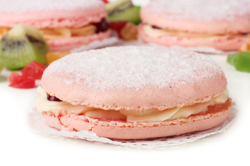 Three cakes closeup