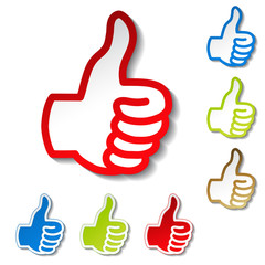 Vector best choice stickers