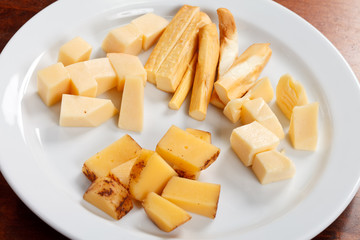 plate of cheese